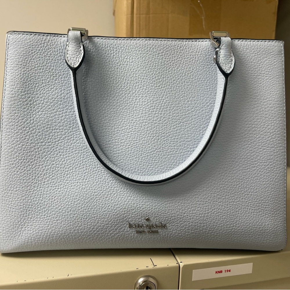 Leila medium triple compartment satchel